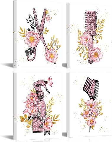 Hairdresser Wall Art for Beauty Salon Decor