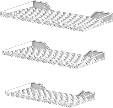 Wall-Mounted Storage Shelves for Garage and Laundry