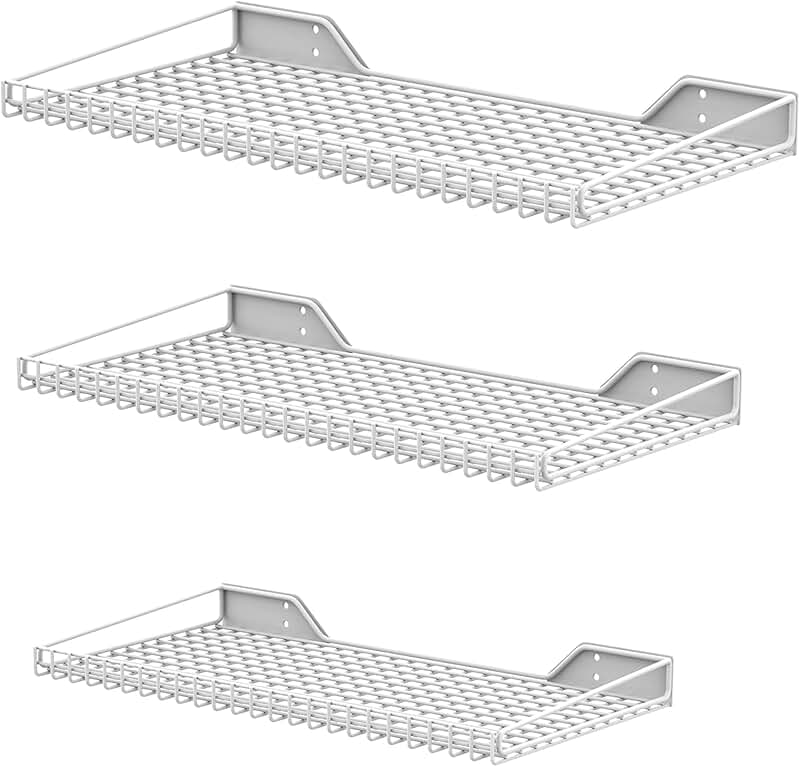Wall-Mounted Storage Shelves for Garage and Laundry