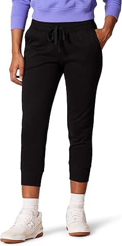 Plus Size French Terry Fleece Capri Jogger Pants
