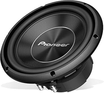 10-inch subwoofer with 1300W max power and flexible wiring