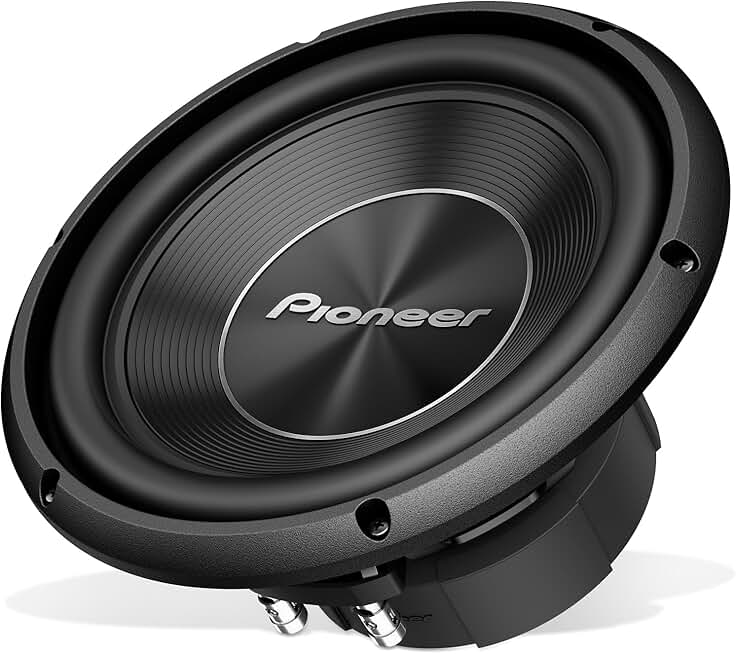 10-inch subwoofer with 1300W max power and flexible wiring