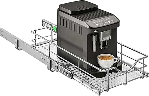 Soft Close Slide Out Cabinet Shelf, 11" W x 22" D