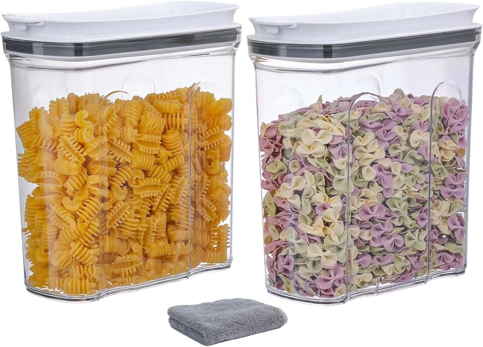 Airtight 2.5L Cereal and Food Storage Containers (2 Pack)