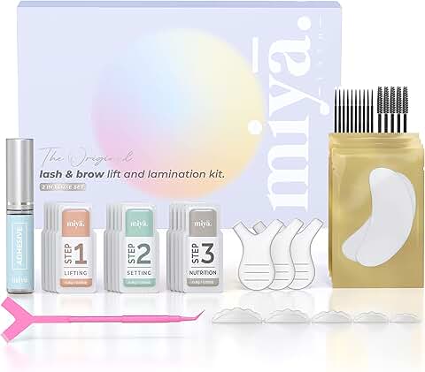2-in-1 Lash Lift and Brow Lamination Kit for Fuller Eyebrows and Eyelashes