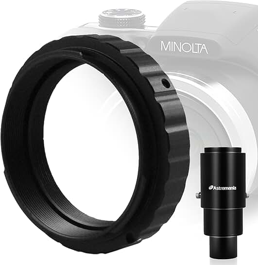 Extendable 1.25-inch Camera Adapter with T-Ring