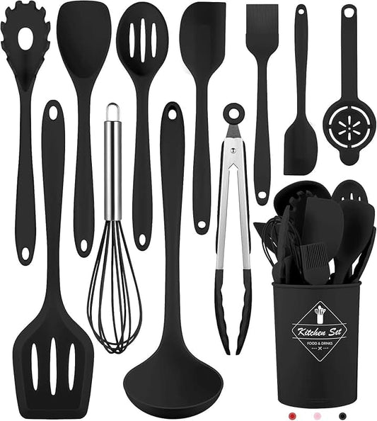 10-Piece Nonstick Induction Cookware Set with Stay-Cool Handles
