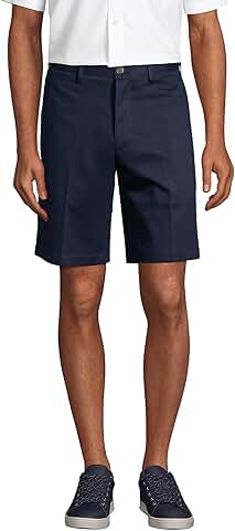 Men's 9-Inch No Iron Comfort Waist Chino Shorts