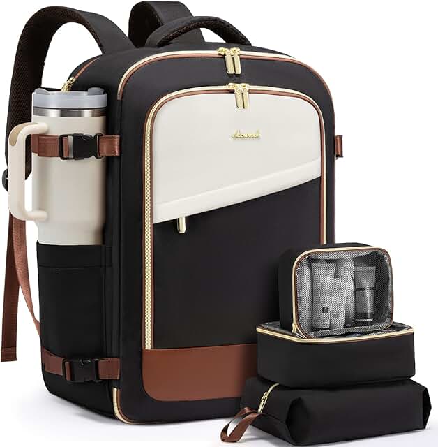 Large 40L Travel Backpack with Laptop Compartment