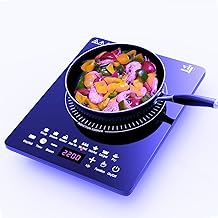 Portable 2200W Electric Induction Cooktop with Touch Control