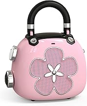 Mini Bluetooth Speaker and Bag Charm in Pink