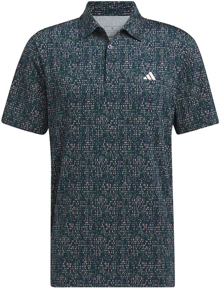 Men's Power Grid Print Polo Shirt