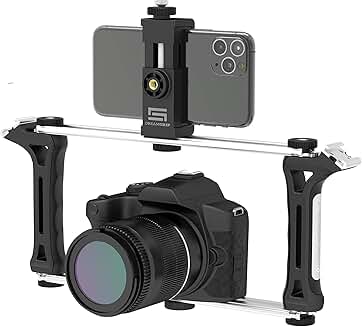 Universal Modular Video Rig with Stabilizers and Holders