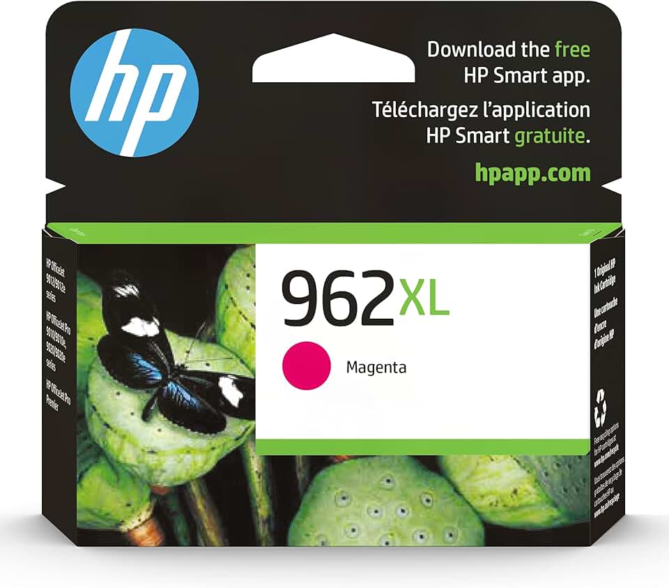 Magenta High-Yield Ink Cartridge for OfficeJet and Pro 9010