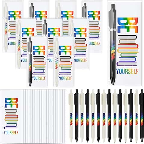 Rainbow Pride Gift Set with Pen Cards and Bags