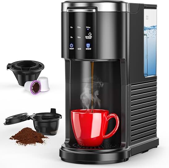 Single Serve Coffee Maker with 40 Oz Water Tank