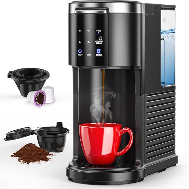 Single Serve Coffee Maker with 40 Oz Water Tank