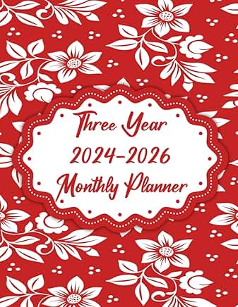 2024-2026 Monthly Planner with Daily To-Do and Notes