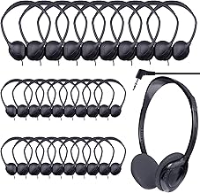 60 Pack Adjustable Kids and Adults Headphones with 3.5mm Jack