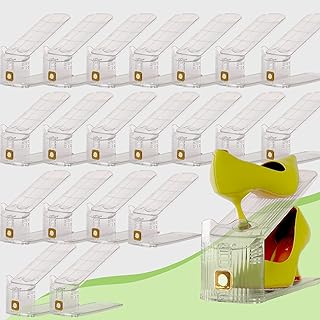 20 Shoe Slots Organizer for Closet Storage