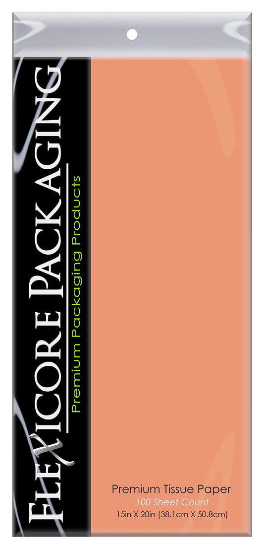 Terra Cotta Orange Gift Wrap Tissue Paper 100 Sheets