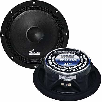 8-inch car subwoofer with dual voice coils