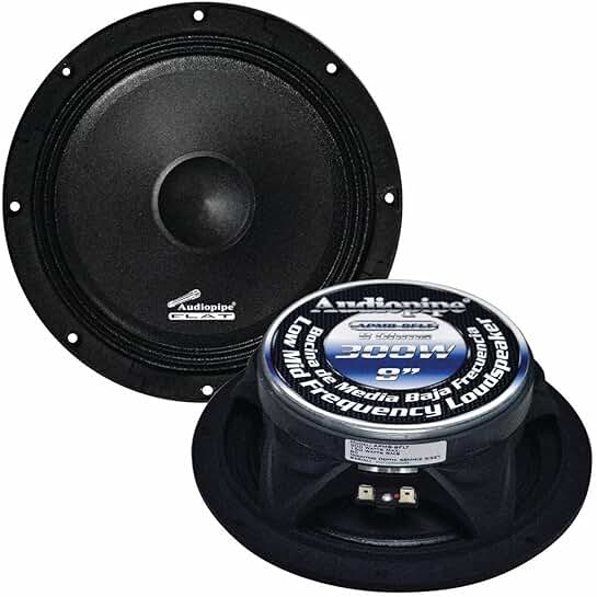 8-inch car subwoofer with dual voice coils