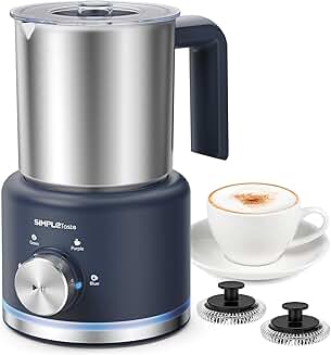 4-in-1 Electric Milk Frother for Hot and Cold Drinks