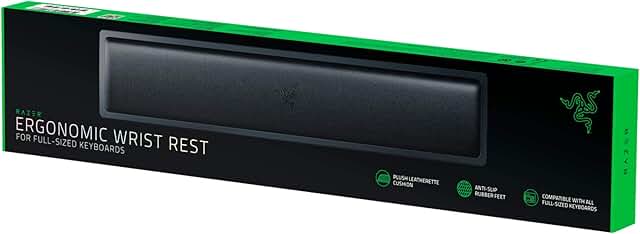 Ergonomic Wrist Rest for Full-Size Keyboards