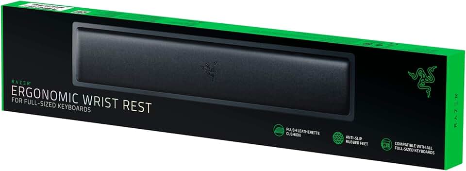 Ergonomic Wrist Rest for Full-Size Keyboards
