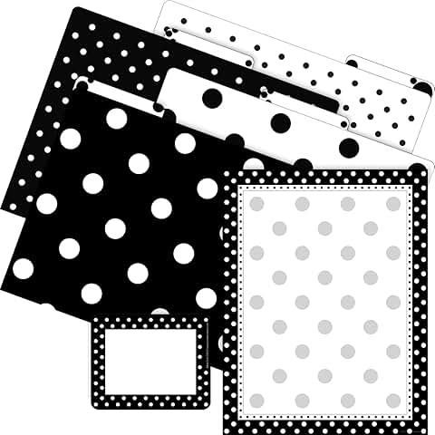 Office Organization Kit with Folders, Paper, and Labels