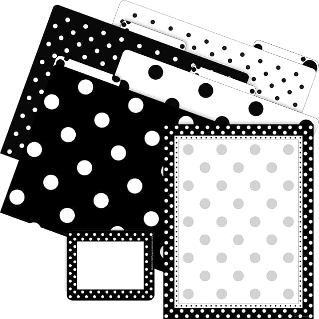 Office Organization Kit with Folders, Paper, and Labels