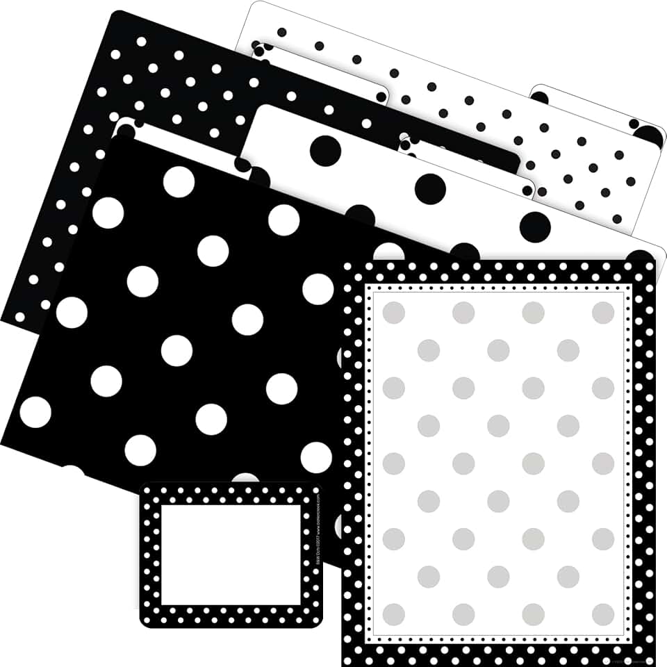 Office Organization Kit with Folders, Paper, and Labels