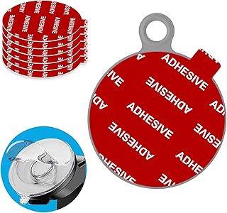 6pcs 3.15" Heat-Resistant Sticky Discs for Dashboard and Car Holders