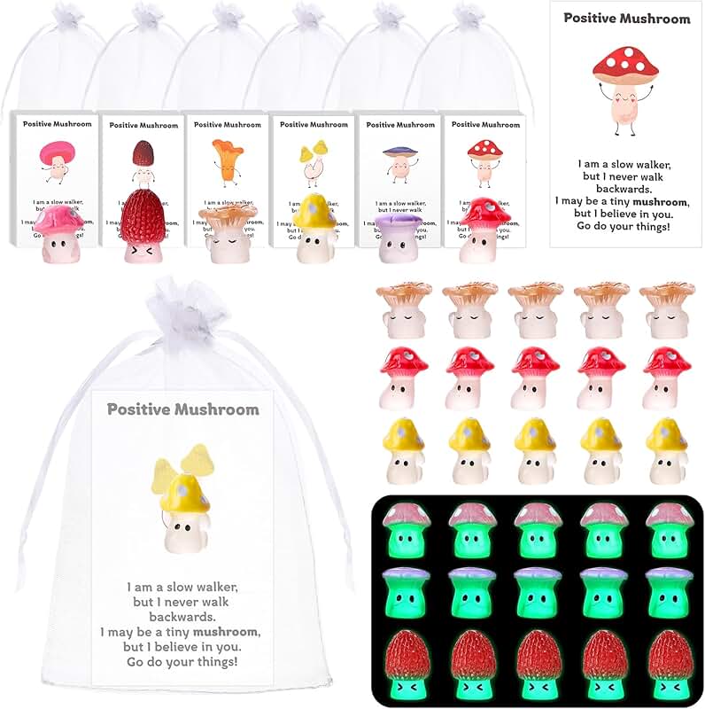 30 Sets of Positive Mushroom Employee Appreciation Gifts