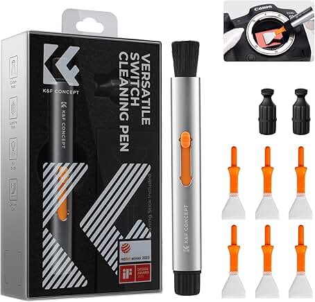 Versatile Lens Cleaning Pen with Tips and Swabs