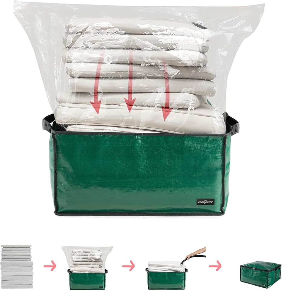 Large Vacuum Storage Bags with Weatherproof Box
