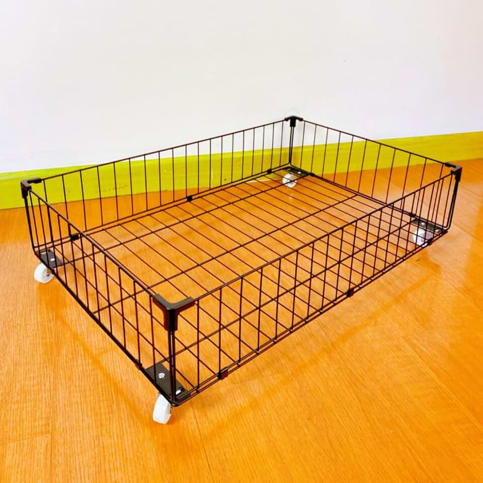 Four Large Under Bed Storage Drawers with Wheels