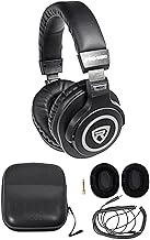 Studio Monitoring Headphones with Detachable Cable and Interchangeable Ear Pads