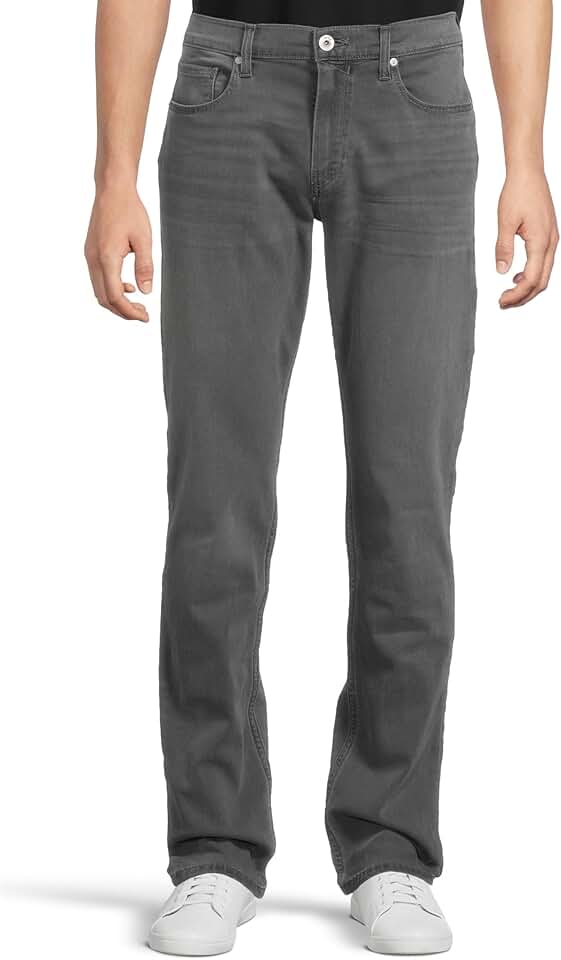 Men's Slim Straight Fit Green Jean