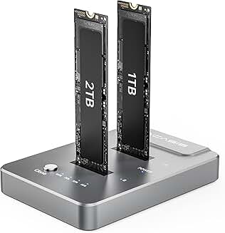 M.2 NVMe SSD Duplicator and Docking Station