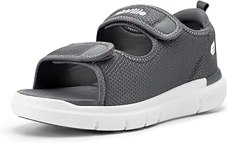 Wide Width Diabetic Sandals for Men with Arch Support