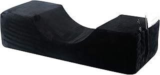 Comfortable Memory Foam Lash Extension Pillow with Black Velvet Cover