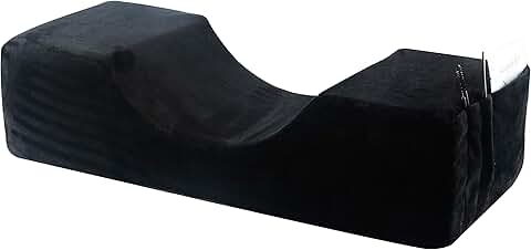 Comfortable Memory Foam Lash Extension Pillow with Black Velvet Cover