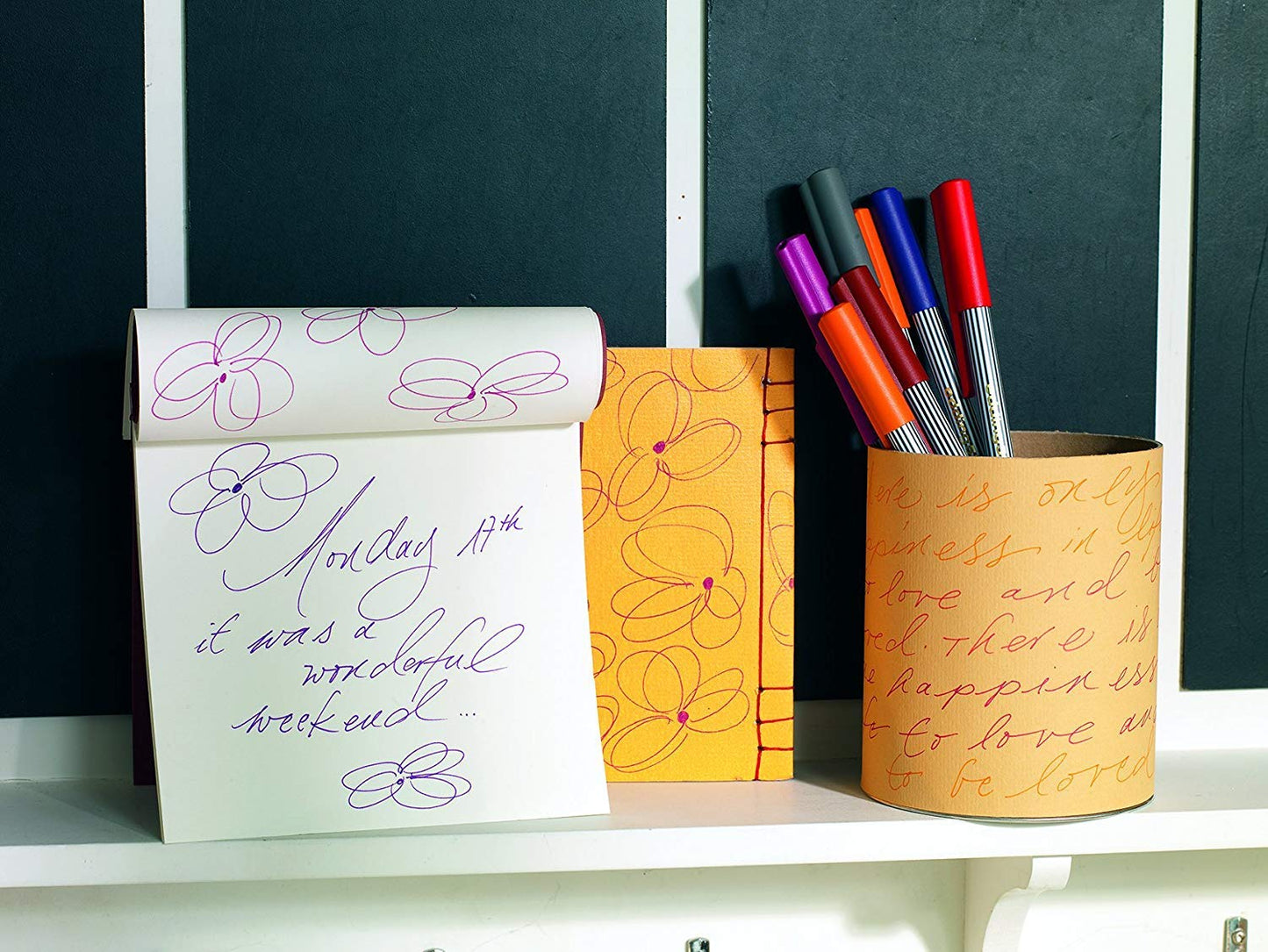 10 Multi-Colored Fine Point Fineliner Pens