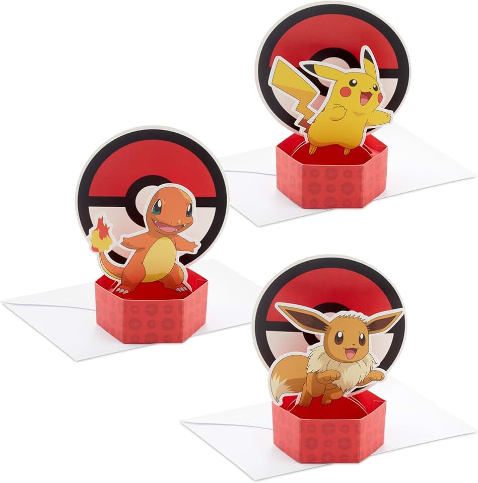 Mini Pokémon Pop Up Cards for Birthdays and More