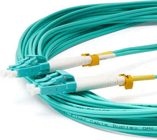 30m OM4 LC to LC Fiber Patch Cable
