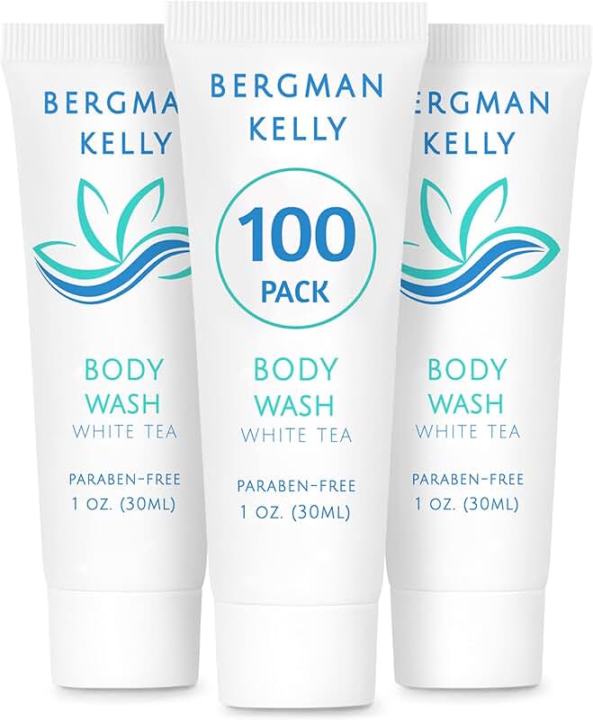 Travel Size Body Wash, 1 fl oz, 100 Pack