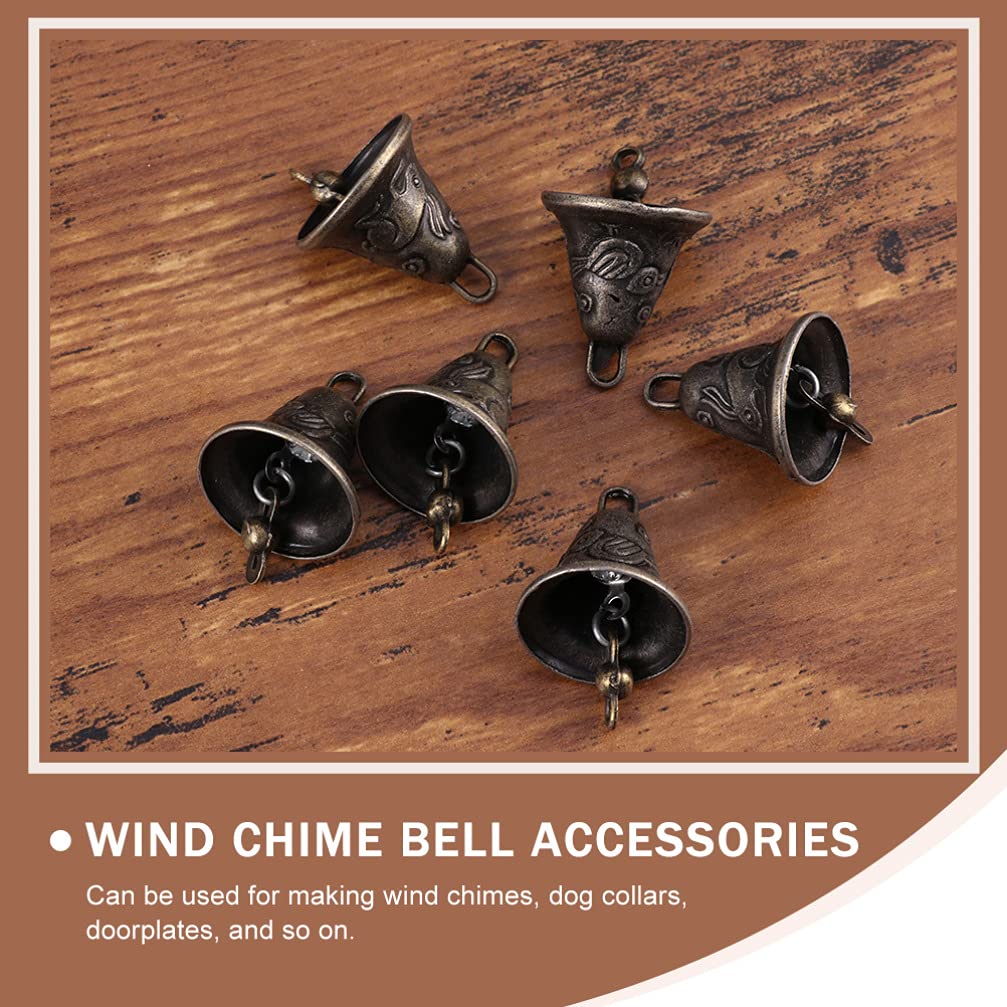 20PCS Vintage Metal Jingle Bells Set for Crafts and Decor