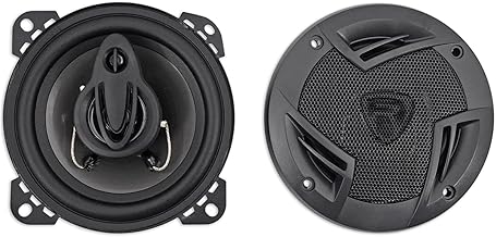 4-Inch 3-Way Car Speakers, 500W, 4 Ohm